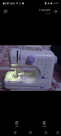 مكينه خياطه جديده حجم صغير بيه 12نوع زگزاك ع الكهرباء ب 30وبيهه مجال ل...