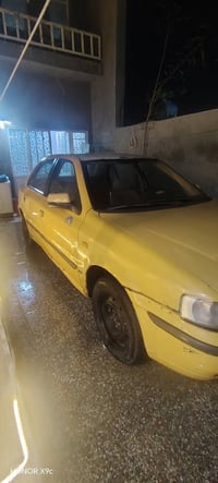 من رخصه الادمن المحترم سمند موديل ٢٠١٢ سياره جاهزه رقم احمر تحويل ثاني...