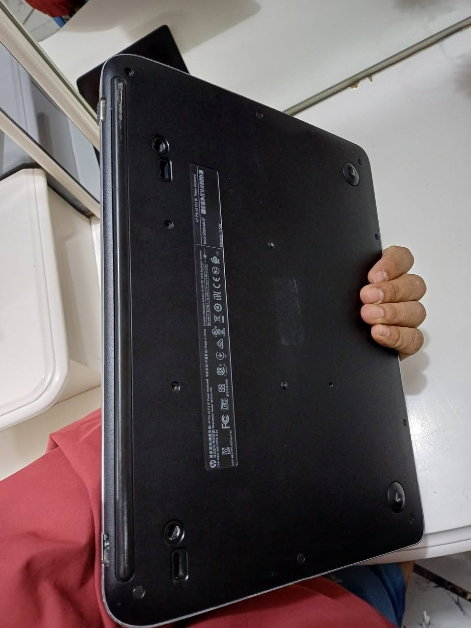 السلام عليكم .
💻 لابتوب HP Pro x2 612 G1
المعالج: Intel Core i5
سرعة المعالج: 1.6 GHz
الرام: 8 GB
التخزين: SSD سعة 256 GB
كرت الشاشة: Intel HD Graphics 4200
حجم الشاشة: 12.5 إنج لمس (Touch)
النظام: Windows
الاتصال: Wi-Fi + Bluetooth
الكاميرا: أمامية وخلفية
ملحقاته كامله 
للبيع او مراوس بجهاز حسب القناعه


**إذا كنت صاحب هذا الإعلان وتريد حذفه لأي سبب، رجاءا أرسل رسالة إلى الدعم الفني**