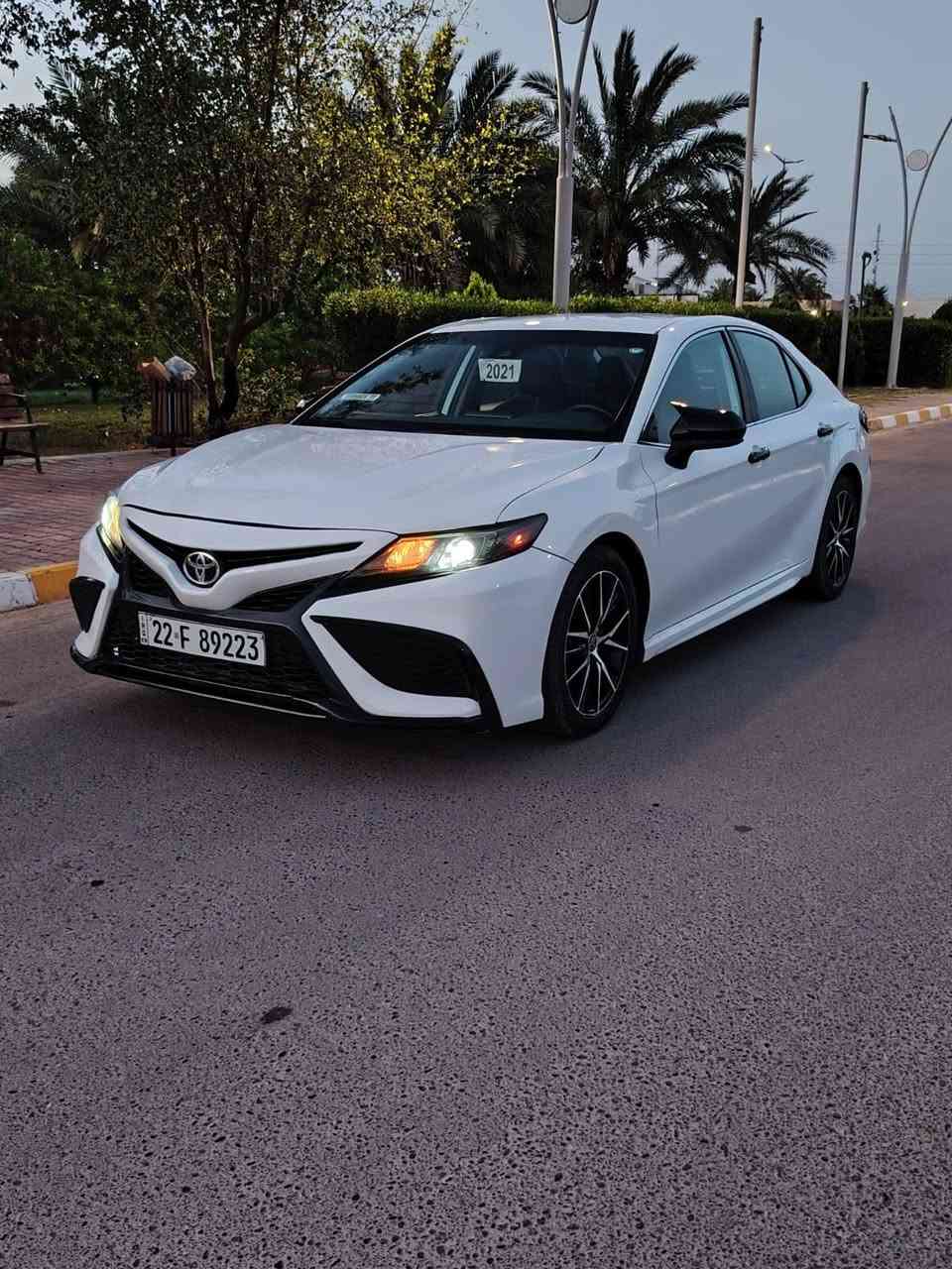 السلام عليكم للبيع بسعر 168 كامري Se2021 امريكي بيه 3 قطع وربع بجالغ الخلفي بدون داخل  ماشيه 77 السياره حيل حلوه وجديده جاهزه من كلشي سنويه ورقم جدد تخم تايرات صدر جديد العنوان تكريت ***********
