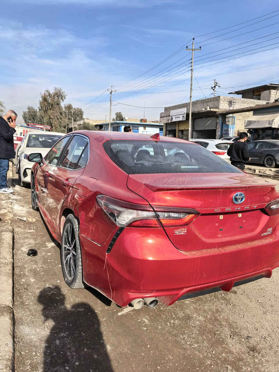 كامري موديل ٢٤ هايبرد SEضررها مثل ماموضح بالصورة  مامصلح
ماشي بالترقيم مالها السيارة ماشية ١٢ الف
السيارة بصمة فتحة كشنات تدفئة استيرن تدفئة
السعر 235  للاستفسار ***********
