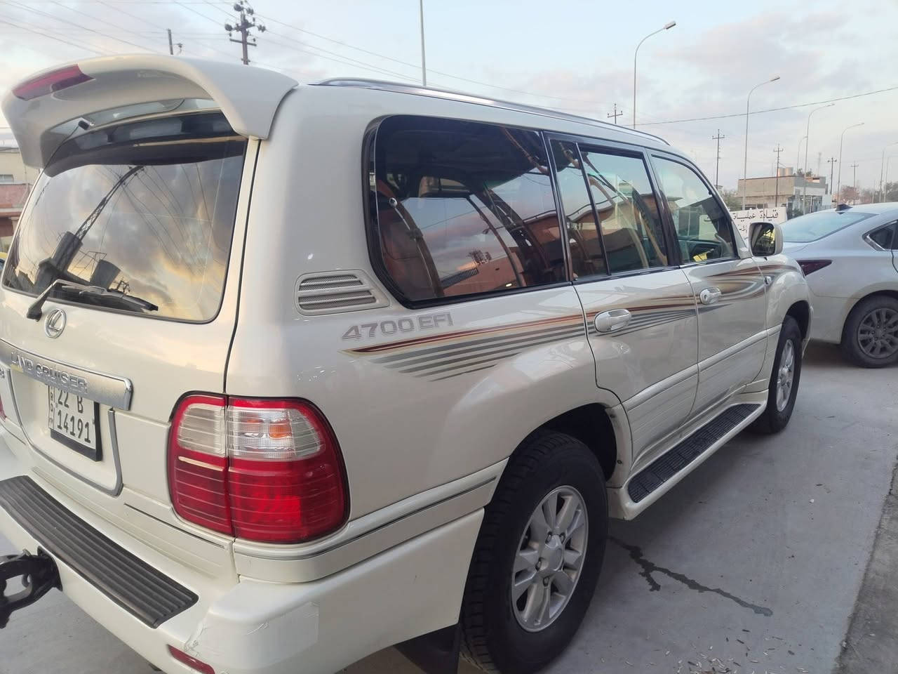 لاندكروزر لكزز
موديل 1998
سيارة جاهزة مابي نقص
سيارة جديد نضيف
رقم اربيل دولي جديد
بيه 2قطعة صبوغ بدون ضرب
سيارة فول ماصفات واحد على واحد
كيرمحرك شرط 8بستم
سونر موجود
مكاني كركوك
سعر 140 مجال
***********
***********
