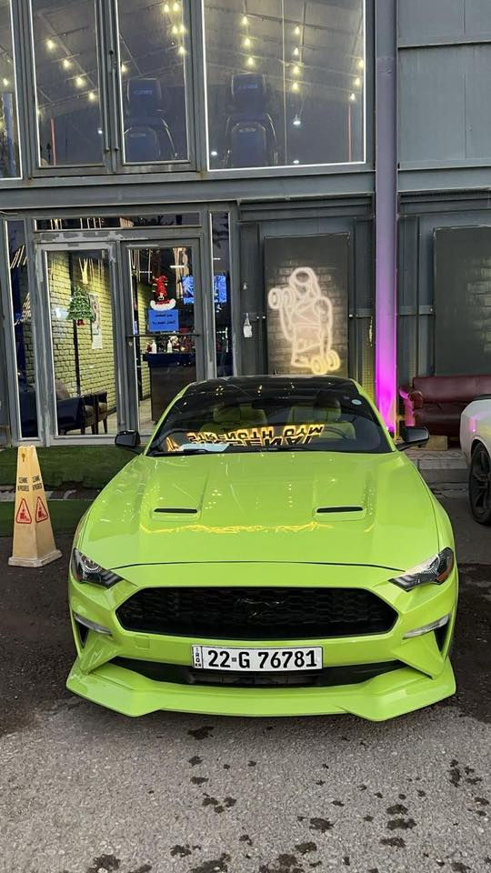 للبيع (Mustang Fifty-five )
📍 الموقع: بغداد  

📅 الموديل: [2020]  

⚙️ المحرك: [4 سلندر ]  

⛽ الوقود: بنزين  

📏 الممشى: [50000 ألف كم]  

🎨 اللون: [اخضر تفاحي مميز ]  

✨ المواصفات:  

- شاشة جبيرة

- كاميرا خلفية  

-كشنات كهرباء   

- تشغيل بصمة 

🛠️ الحالة:  

حادثها جاملغ وصبغ نص الباب 

💰 السعر: 175$ بيها مجال بسيط

***********
