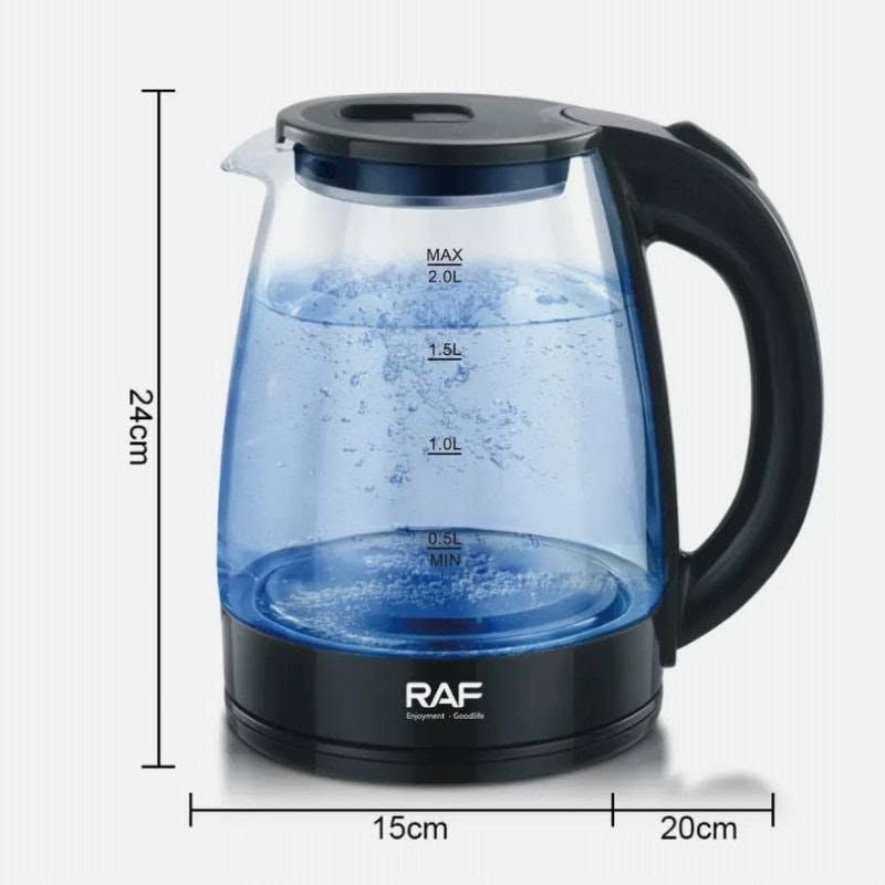 غلاية RAF الكهربائية موديل R.7201B
جهازًا منزليًا بسعة 2 لتر وقوة 1500 واط، مصممًا لغليان الماء بسرعة وكفاءة. 

الميزات الرئيسية : 
السعة: 2.0 لتر، مناسبة لإعداد عدة أكواب في وقت واحد.
القوة: 1500 واط.
المادة: هيكل زجاج البورسليكات المتين المقاوم للحرارة والبقع.
قاعدة دوارة 360 درجة: تتيح سهولة الرفع والوضع من أي زاوية.
ميزات الأمان: تتضمن خاصية الإيقاف التلقائي عند الغليان (Auto-off) للحماية من الغليان الجاف.
إضاءة LED: تحتوي على إضاءة لتوضيح حالة التشغيل.

السعر:15 ألف


**إذا كنت صاحب هذا الإعلان وتريد حذفه لأي سبب، رجاءا أرسل رسالة إلى الدعم الفني**