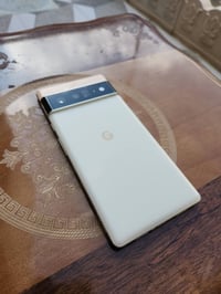 كوكل بيكسل 6 برو ذاكرة 128 الجهاز مبدل شاشة و باب السبم كارد مكسور و ط...