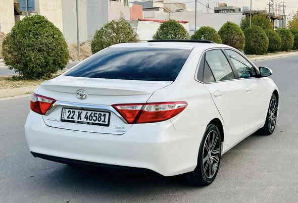 كامري موديل 2016 XSE فول مواصفات
***********__***********
 بس واحد جاملغ خلفي مال سائق صبغ
مكان صغير تعديل بارد 
بدون دواخل  
باقي مكفول 
السعر : 170  $ ورقة يه

97000  الف ميل ماشي
مواصفات  فول فول مواصفات 
فتحة سلايت وبصمة كشن كهربائي و  شاشة و كاميرا و حساس فوليوم و بلاجكتور ولايت زينون
 وتحديد سرعةو بلاجكتورو Eco
‎
‎مكان / اربيل
،،،،،،،،،،،،،،،،——،،،،،،،،،،،،،،،،،،
 كامري موديل 2016 XSE فول مواصفات 
يه ك چاملغي دواوه لاي سايق بوياغه
يه ك جيكاي ساردي هه يه
ناوه وه ي نه گرتووه
نرخي :  170  $ وه ره قه يه

97000 هه زار ميل رويشتووه 
مواصفات  ئه مريكي فول مواصفات 
سلايته و بسمه كوشن كاره باي  
ولايت زينون و 
شاشة و كاميرا و حساس فوليوم 
تحديد سرعة وEcoو بلاجكتورو
جيگام له  هەولير
***********__***********
