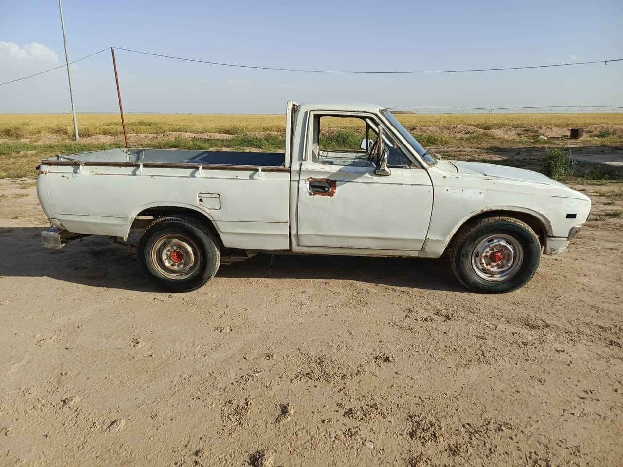 للبيع 
بيك اب داتسن موديل 79
محرك يصرف 
تريد تحويل تريد وكالة جاهز 
السعر 15 
0750 830 9833
