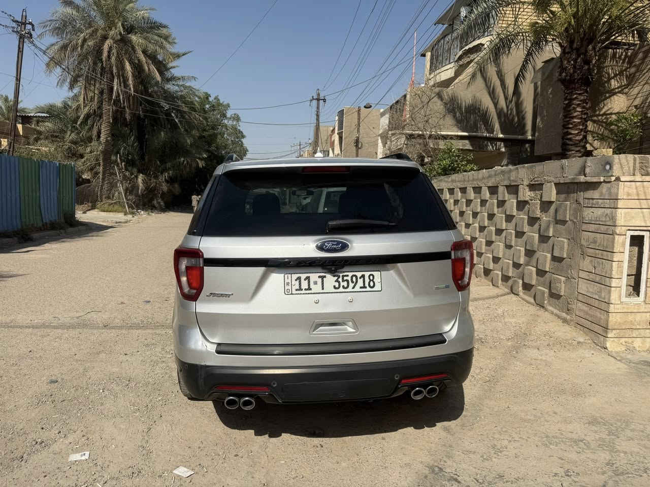 السلام عليكم

Ford Explorer 2018 Sport 

7 راكب 

محرك 6 سلندر حجم 3.5@

‏Twin turbo 🚀

‏400HP

بصمة ابواب و بصمة تشغيل

رادار امامي 

كشنات جلد تدفية  وتبريد

ستيرين هيتر

تحكم ستيرين فول  

صندوق شفط وكهرباء 

مرايات جوانب هيتر

شاشة حجم كبير  ماركة سوني

حساسات خلفية وامامي اصل 

اشاير بالمرايا الجانبية 

لايتات امامي عدسة مع بلوجكتر دعامية

كشنات الامامية فول كهرباء مع ذاكرة لكشن السائق

كود خارجي للقفل على باب السائق

سكليتر كهربائي مع تحكم ستيرن بالجهتين

سستم صوت SONY متكامل مع 8 سماعات داخلية 

تبريد ثلاث قطع امامي وسط خلفي

منافذ AUX, مع اربعة منافذ USB  مع تقنية ربط جهاز ستلايت على السيارة مع منفذ رام ذاكرة ورام خرائط GPS مع منفذ كهرباء 110فولت

نظام الاوامر الصوتي اثناء القيادة

سياره فول للاخير 

السيارة  تحويل بنفس اليوم 

سنوي و رقم
حادثها بنيد وجاملغ تبديل الجاملغ والبنيد نفسه

اتصل على الرقم
***********
السعر 175
