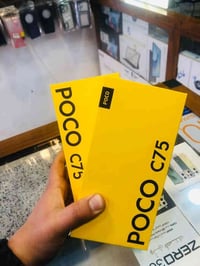 بوكو c75  مسلفن غير مستخدم  ذاكرة 256 رام 8 كامل ملحقات  سعر 120 07719...