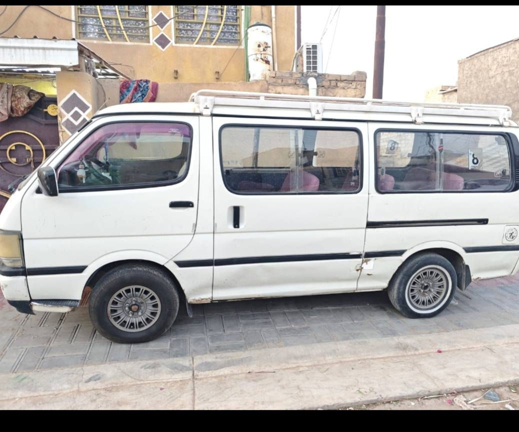 سلام عليكم عندي سيارة البيع هايسه    موديل برقم 69 الإنكليزي كربلاء خط حي العامل مكينه كير كفاله والا تبخير ولا تنقيص حديدية جديده كاز السعر 58بيه مجال قليل هذا رقمي ***********
