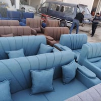 تخم قنفات عصري • ١٠مقعد • قماش تركي كتان