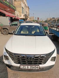 توسان 2022 خليجي مكفولة من الصبغ بيهه رصعة بسيطة بالجاملغ الخلفي عكس ا...
