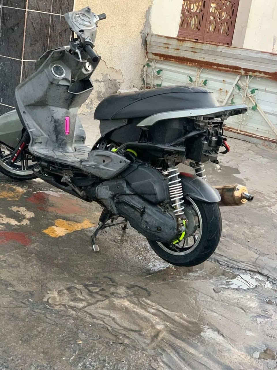 سلام عليكم دراجه سكنس فحل رياضيه منطول الطول مكينه بلاد رايد مراوس او بيع 600وبيه مجال مكان بغداد حي جهاد ***********
