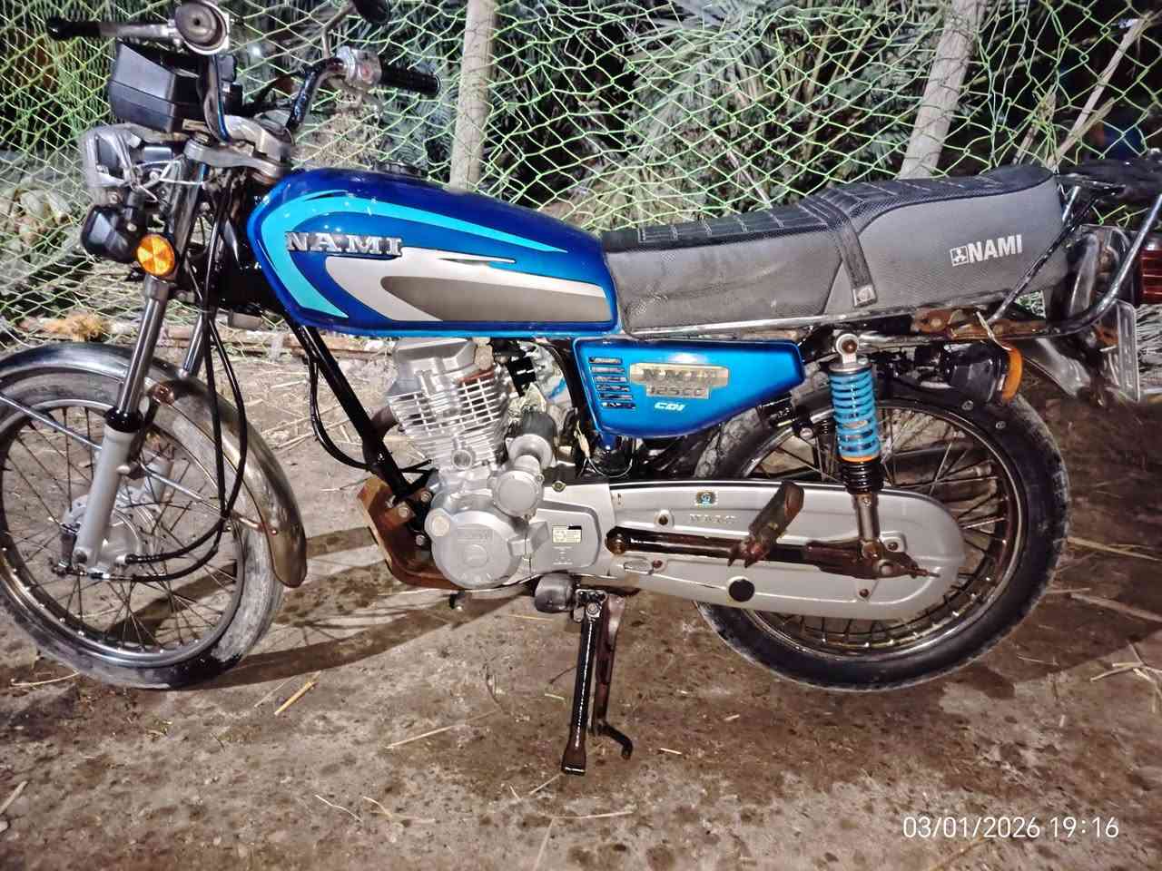 السلام عليكم
دراجه نامة ايراني شلامجه موديل 2022 ماشية 7 الاف 
رقم وسنوية بأسمي
***********
