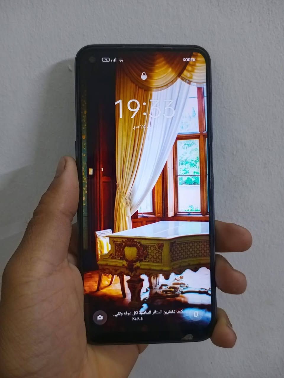 موبايل realme 8 5G نظيف ذاكره 128 رام 8 
ما ابي اي عيب للبيع سعر 90 الف وابيها مجال 
مكاني كركوك فيلق ***********
***********
