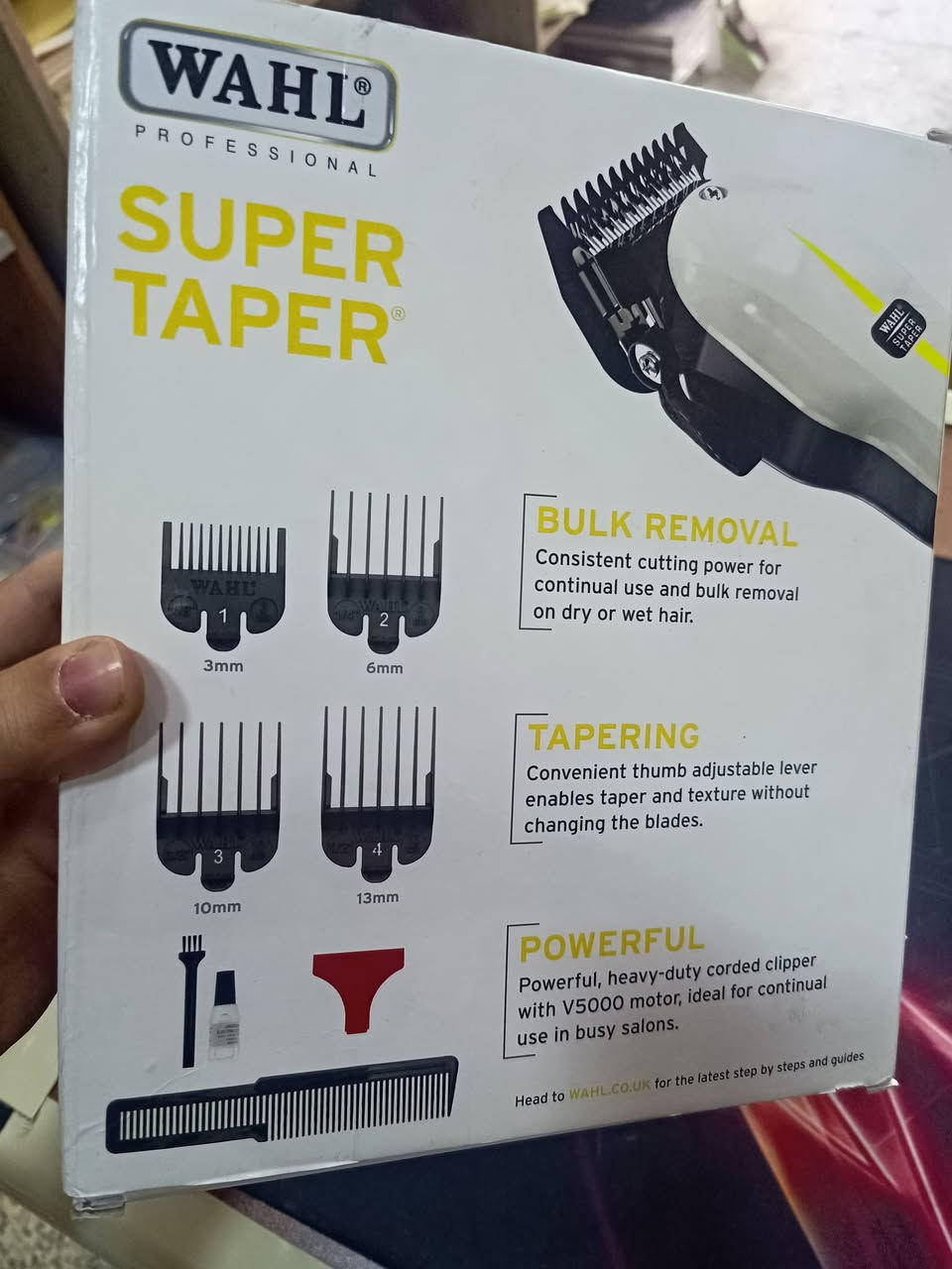 مكينة WAHL SUPER TAPER
جديدة اوربية 
السعر 75 الف
يتوفر توصيل لكل العراق


**إذا كنت صاحب هذا الإعلان وتريد حذفه لأي سبب، رجاءا أرسل رسالة إلى الدعم الفني**