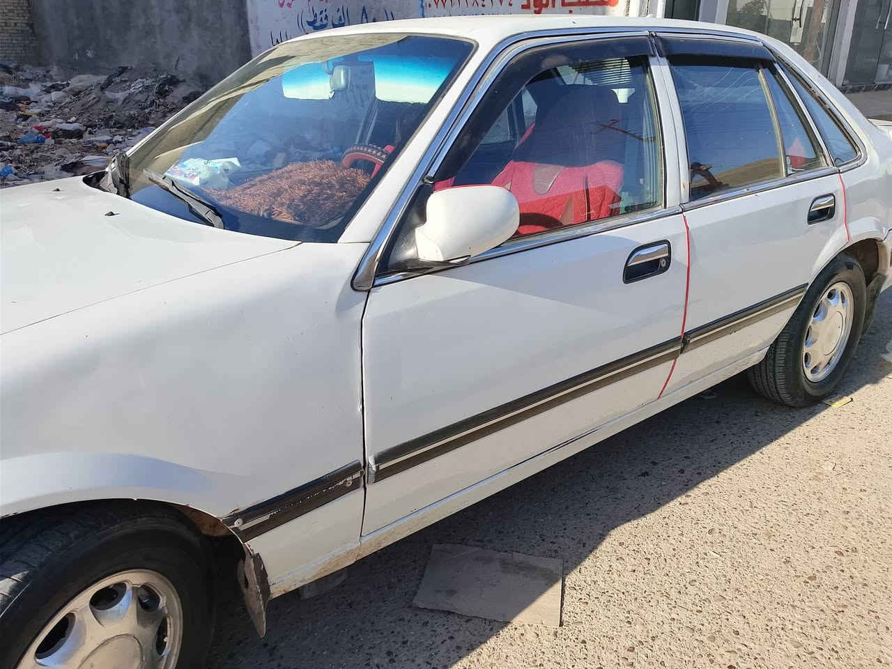 سلام عليكم سياره برنس موديل 1995 كير محرك اكسن تعهد بيهن
تبريد نقص قايش فقط منضومه شغاله سعر 38 بيها مجال لطيبين مكاني بغداد الدوره 
صحبها تحويل يريد ***********
