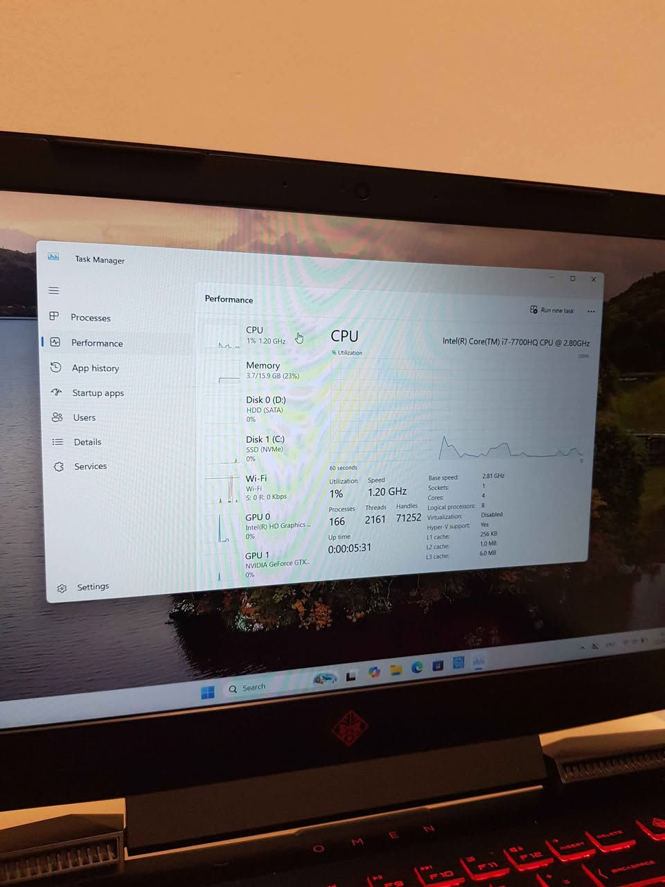 السلام عليكم 
متوفر لابتوب HP OMEN 15 
المواصفات 👇
Cpu: Core i7-7700HQ  Gen 7 
Ram: 16GB DDR4 
Hard: HDD 1TB + 128GB SSD NVMe 
Gpu: Intel 630 8GB Shared + NIVIDIA GeForce GTX 1050 4GB 
Screen:15.6" Full HD 

السعر 580 الف 
متوفر خدمة التوصيل الي جميع المحافظات 
***********
*********** أربيل, العراق
