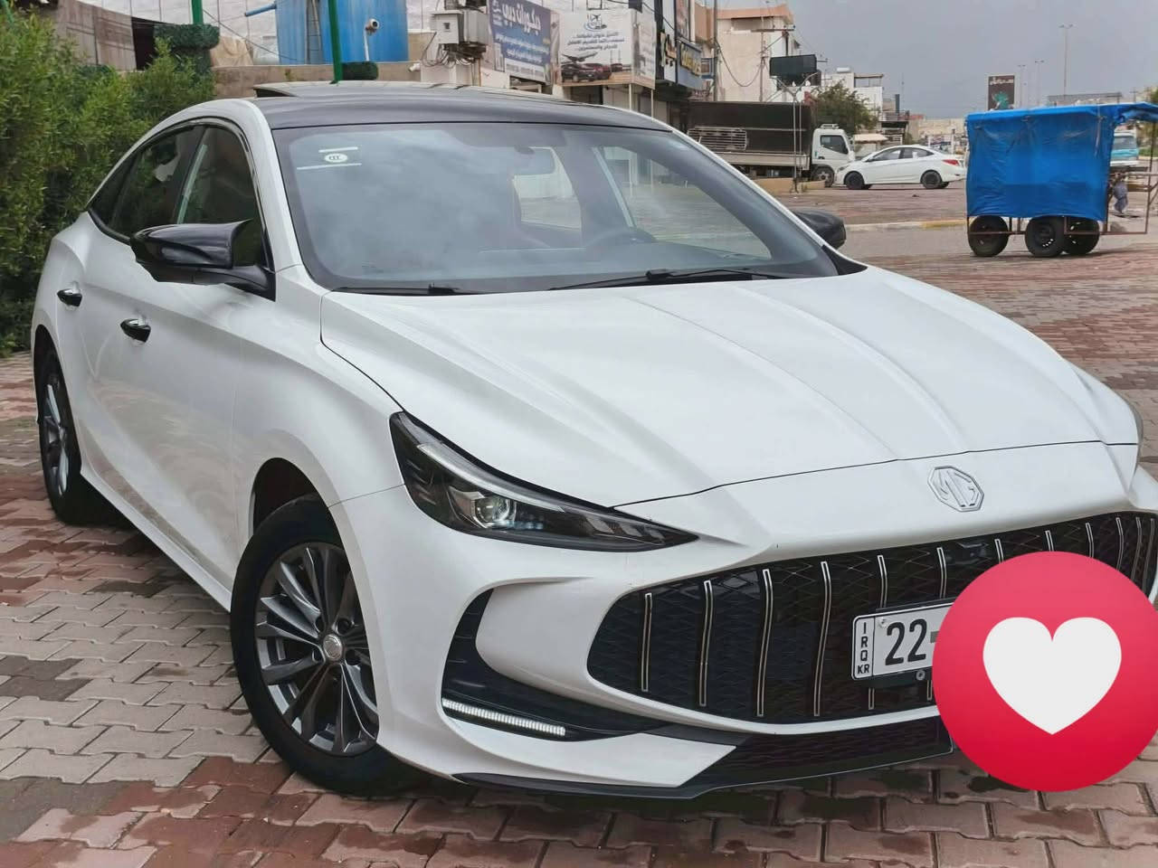 سلام عليكم ام جي فايف موديل 25 كفالة عامة عدا فطر بدعاميه جوا الايت اليمنى  بخمس سانتي سيارة فول ١/١ محرك 1500تيربو لسيارة ماشية11 ألف قابلة للزيادة مكان السيارة بغداد العامرية رقم *********** سعرها 120 قفل.
