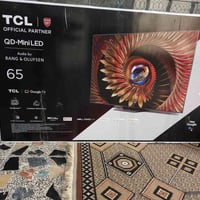 شاشة tcl c8k  حجم 65 اعلى فئة جديدة غير مستخدمة للبيع السعر مليون و550...