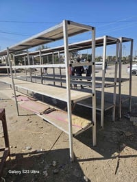 رفوف عدد ٣ تسكام درجة اولى  طول ٣متر والارتفاع ٢.٥ تفاصيل أكثر  078057...