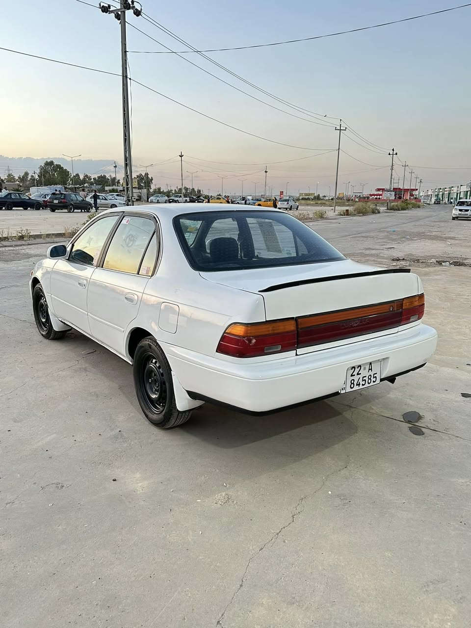 سلام عليكم كورلا محور موديل 1992 رقم اربيل بسمي 2031 جديد رقم انگليزي بس تحويل سياره صبغ حيزام جماليه بدون طرب گير محرك 16 بدون عبب لا صرف لا بغار اوتوماتيك تبريد شغال دشبول يسره بلاد سياره علي ايدي معمره اي نقص مابي 
سعر 60 بي مجال 
مكان كركوك 
رقم موبايل ***********
