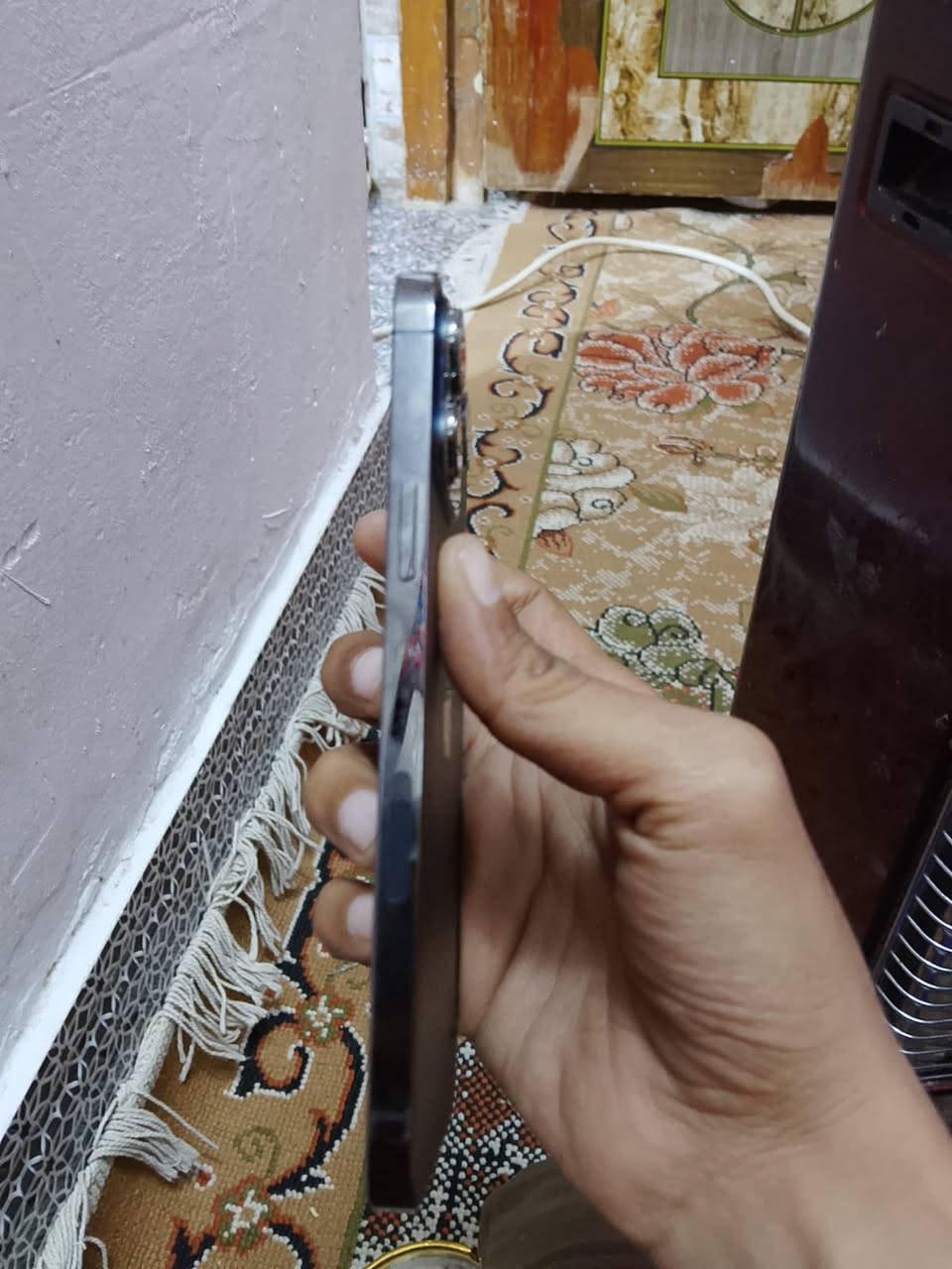 موبايل آيفون 13 برو ماكس نضيف بطاريه 88 رايده 850 وبي مجال لشراي عنوان ديوانيه حي الشرطه  لتواصل خاص أو اتصال على رقم ***********
