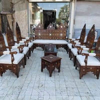 طقم عرابي • خشب جوز • صدف سنان بحري