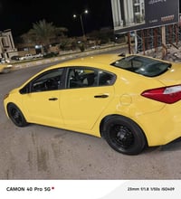 كيا فورتي أمريكية بدون ارباك موديل 2015 حادث جاملخ أمامي بدون دواخل  م...