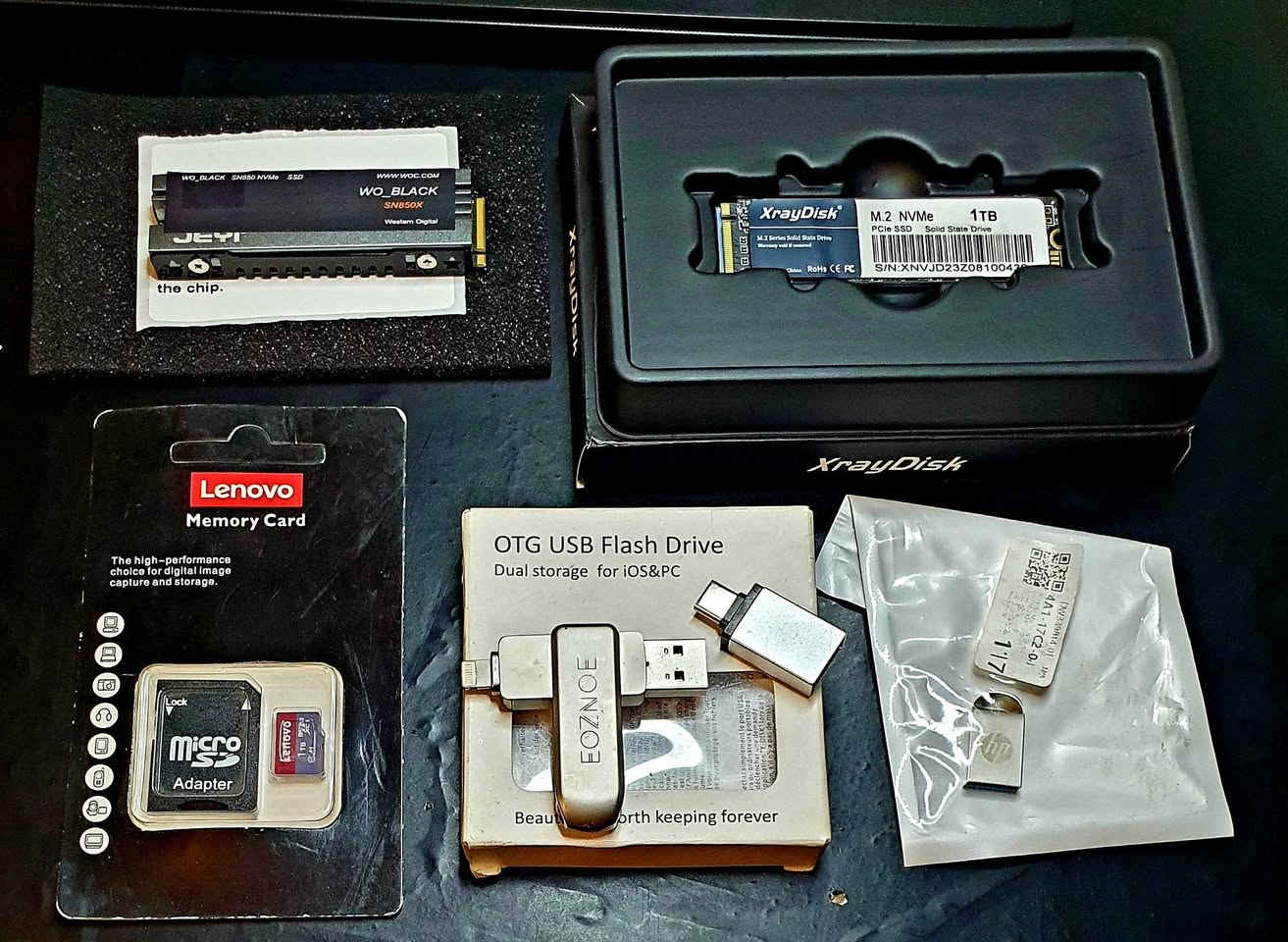 السلام عليكم توفرت هاردات ورامات وفلاشات احجام حقيقية وعلى الفحص
4 Tb
1Tb
256gb
128gb
64 gb


**إذا كنت صاحب هذا الإعلان وتريد حذفه لأي سبب، رجاءا أرسل رسالة إلى الدعم الفني**