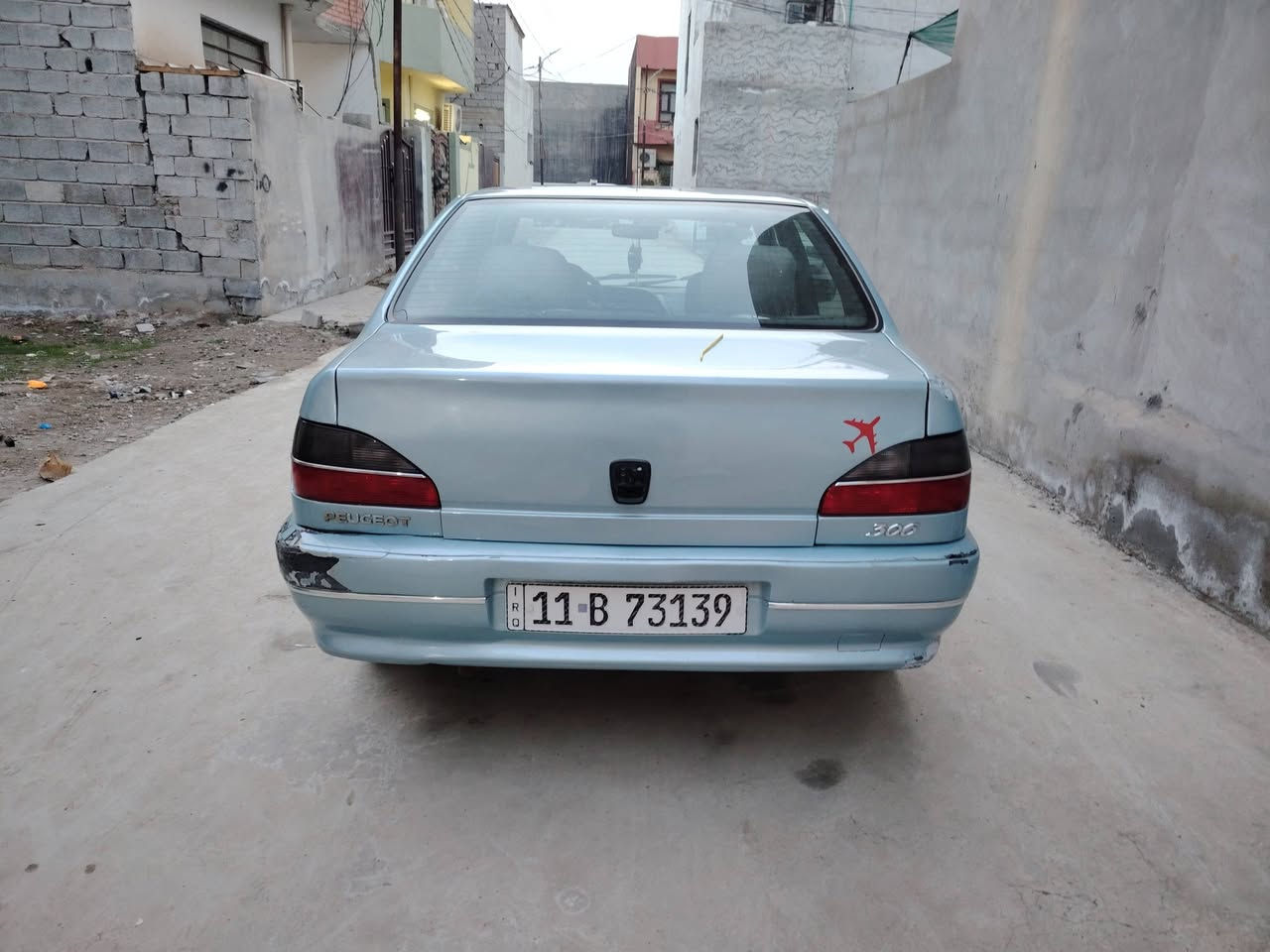 بيجو 306
2001
رقم بفداد دولي بسمي 
هزه جديده 
عليه ادامه من كلشي 
باتري صدر غرفة
بلكات كلهن جدد 
كهربائيات كله شغاله بدون اي جطل
سعره 48$ وبيه مجال 
العنوان ديالى بعقوبة
***********
