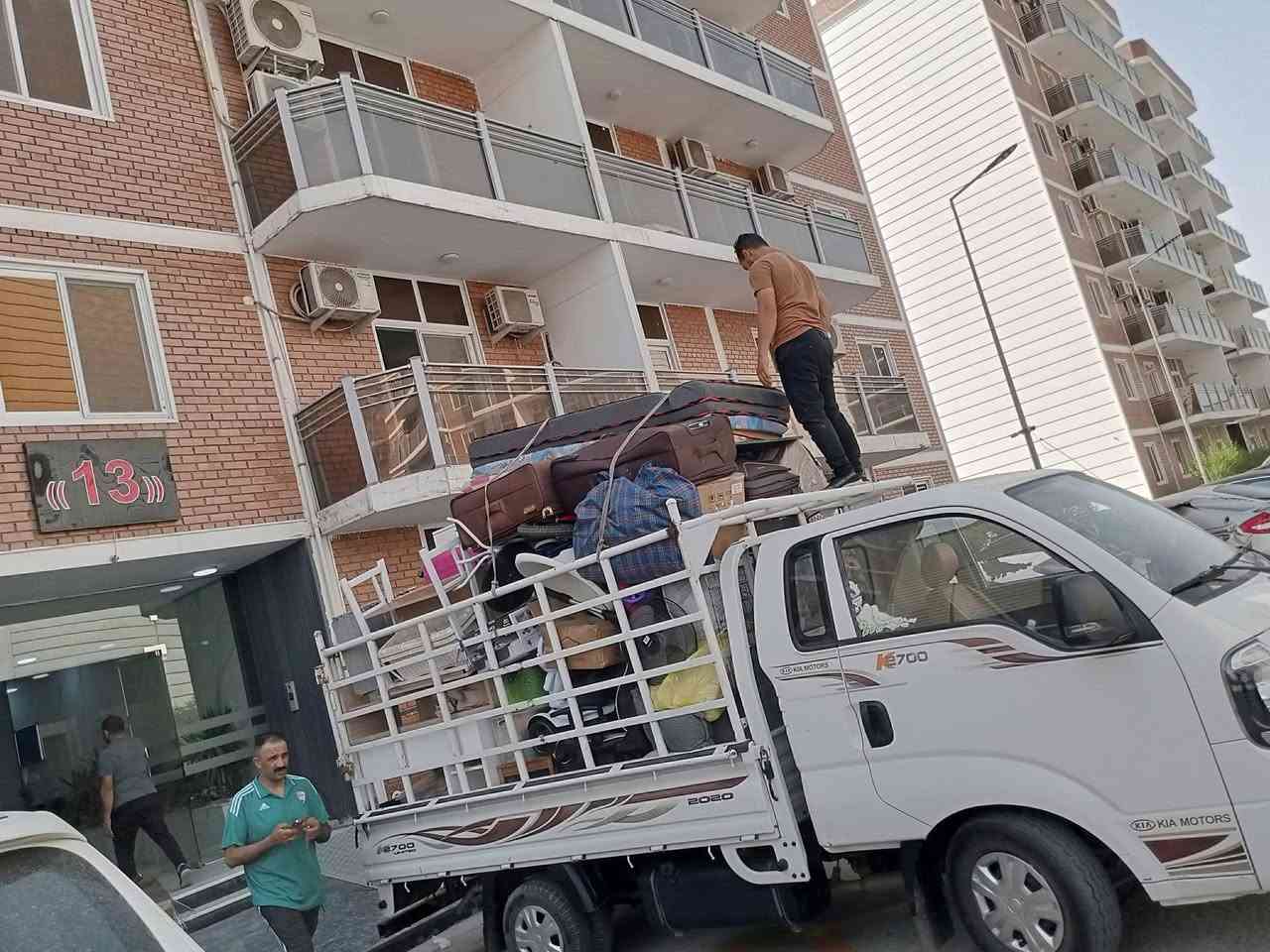 السلام عليكم🙋‍♂️ زبائننا الكرام
***********
*********** اتصال/ *يوجدلدينا كيا حمل لنقل الأثاث داخل وخارج بغداد وبسمايه وجميع المحافظات🌎🧿وبأسعار مناسبا 💸💸💸💸
***********اتصال/ ويانه كلشي سهل باذن الله ***********
 من نقل الاثاث العام 🌹والتحويلات من بيت💚الى بيت* اخر 🏘️ 💒🏯🏯🏯🏯🏯
ومن بغداد الى المحافظات او بالعكس
 توجد سيارات (كيا بنگو/🚛/) وكادر كامل من العمال الموهوبين في حمل الاثاث الاتصال على الرقام التالية ***********
         ***********
