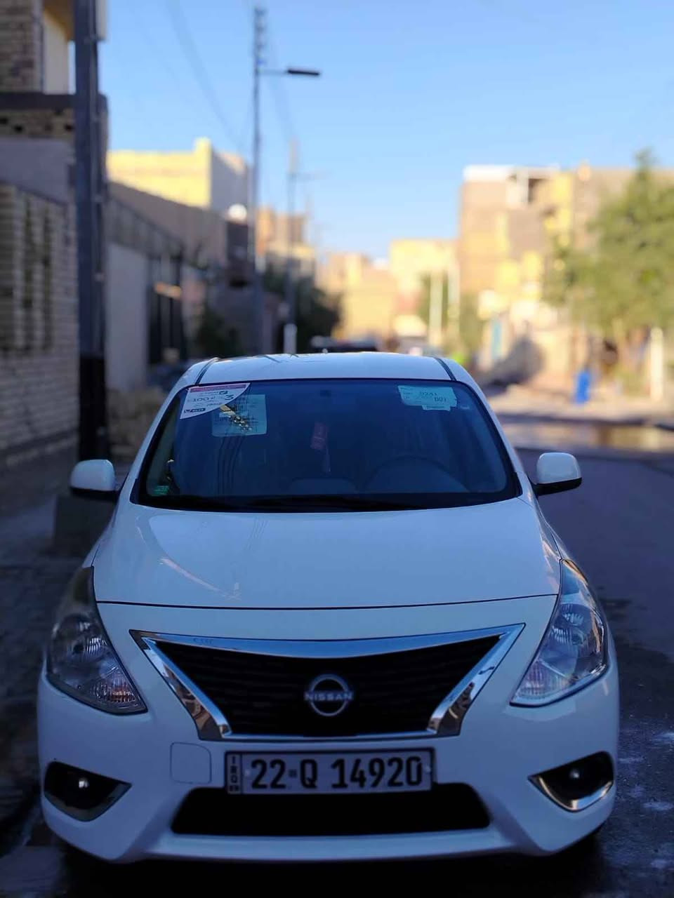 نيسان سني ٢٤ هندي ماشيه ٣٧ الف بسم شركه مكفوله بس بيها رصعه بسيطه مبينه بصوره ١٣٠ وبيها مجال *********** ياسين خريبط البصرة, العراق
