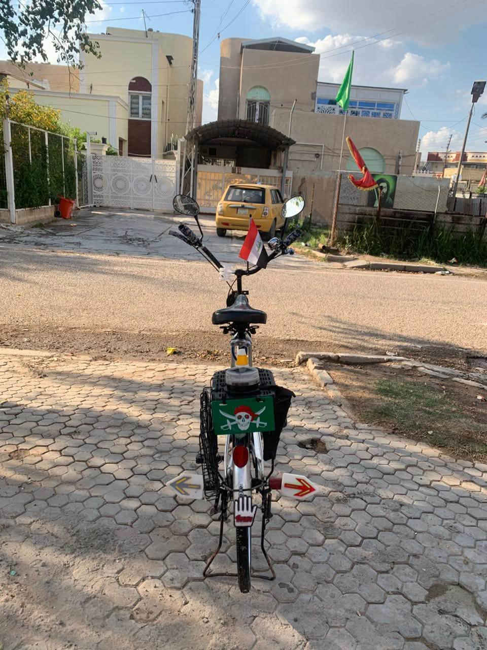 سلام عليكم شباب بايسكل البيع حجم 26 بايسكل نضيف 
بريكات شغاله تايرات جدد عنواني مدينه الصدر حي الكوفه سعر بايسكل 80 بس بدون هاي الغراض الي بل بايسكل /*********** @إشارة
