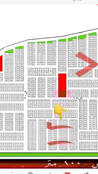 قطعة أرض • ٥٠م • الحلقي الرابع شارع ١٠٠