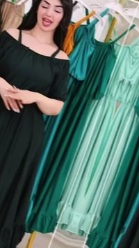 فستان بحري • زبدة تركي • فري سايز ٨٥