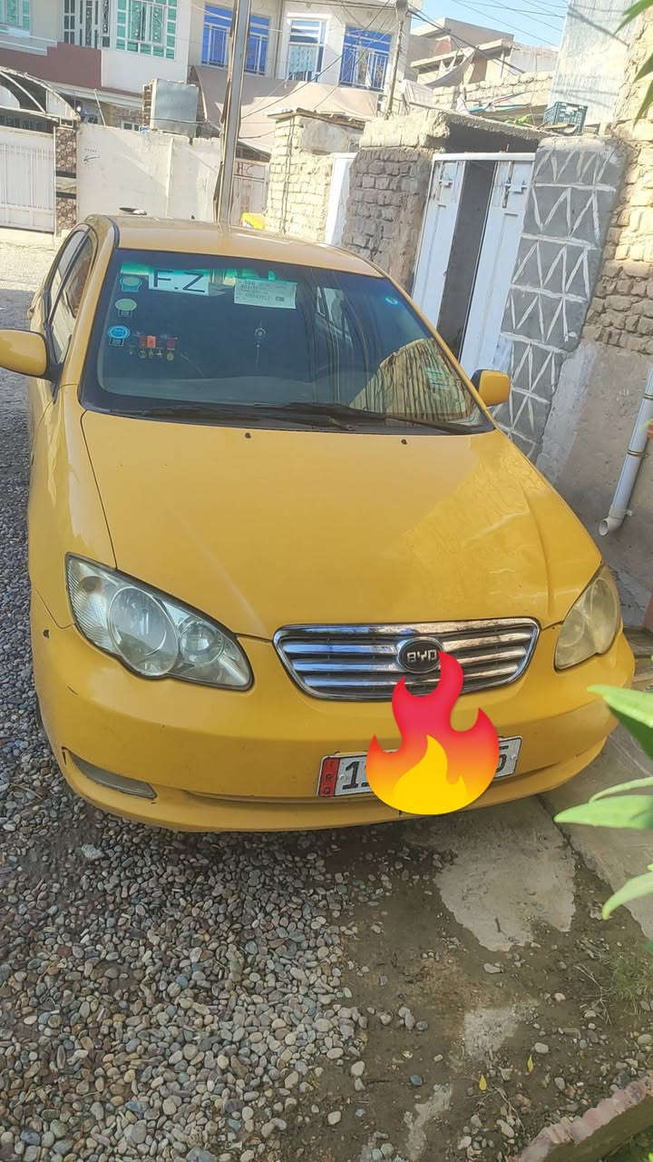 يا الله السلام عليكم
 للبيع BYD نوعيه F3 موديل2010 رقم بغداد دولي انكليزي مشروع وطني سنويه بسمي شرط التحويل ثاني يوم مصفره هيئه وغرامه كير محرك جديد محرك مال لانسر ياباني  محرك تخم تايرحداديه رايدها (35)$ ورقه قفل قفل قفل بدون عمله تعجبك السياره والسعر اتصل متعجبك لاتتصل ولاتعلق  مكان السياره سامراء   الدوسات معمره وبيهة جاملغ خلفي بدون دواخل
***********

