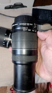 زوم كانون 55-250 • نظيف • توصيل