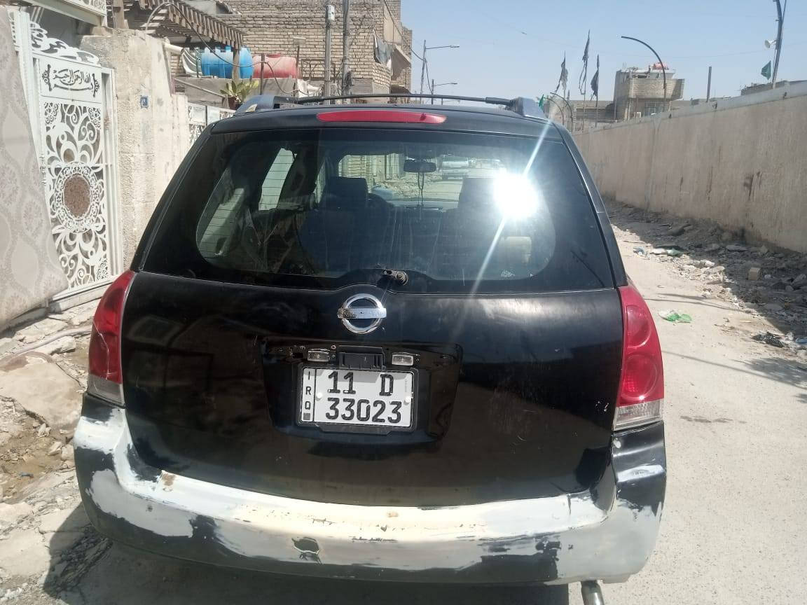 نيسان كويست 2007 بسمي تحويل ثاني يوم كبر مروريه باسمي سنويه 2027
٧راكب كشن منفصل دوشمه جديده
صدر امامي خلفي جديد تايرات تخم جديد باتري جديد
رقم بغداد الانكلزي كير ومكينه مكفول وحداديه جديد تبريد وتدفه شغال كهربايات شغاله  السعر 60 بيه مجال الاستفسار رقم ***********
