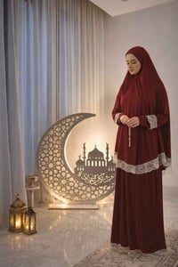 فانيلة صلاة • قماش ناعم • فري سايز ٥٠-١٢٠كج