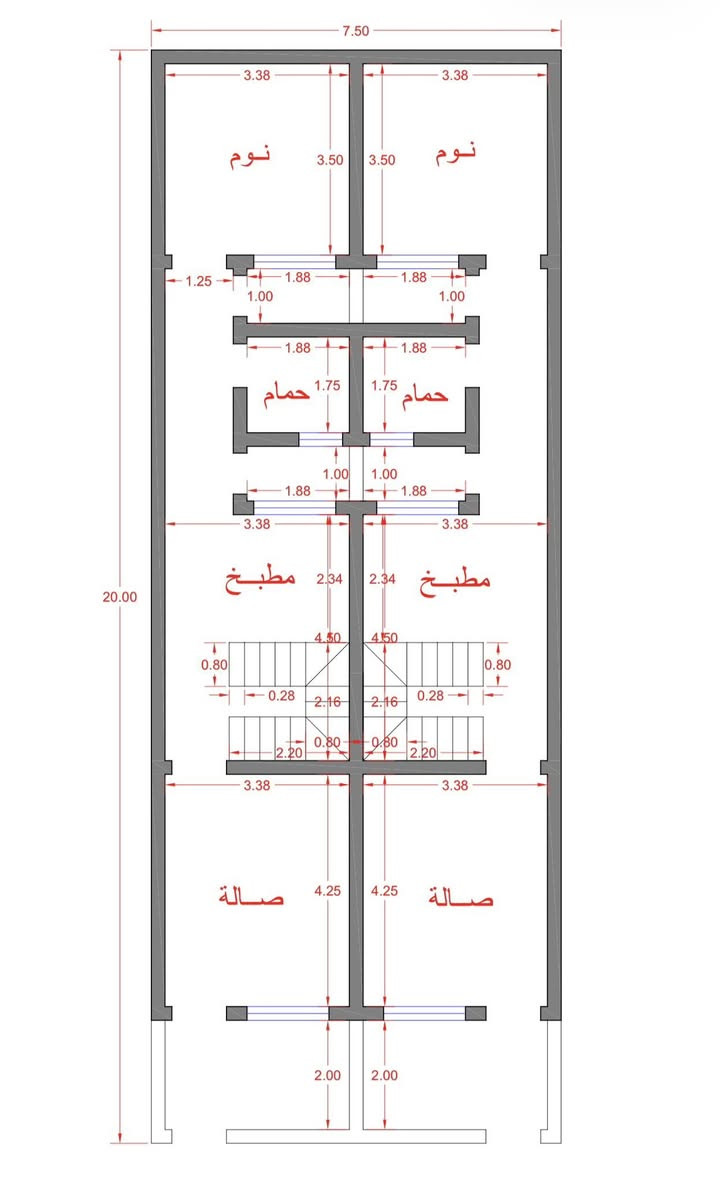 🏗️ قيد الإنجاز: مشروع سكني استثماري متكامل (نظام بيتين توأم)
الموقع📍: بغداد / الراشدية / القدس /حي الاعلام 

تعلن شركة البروج للمقاولات والاستثمار العقاري عن استمرار العمل في أحد مشاريعها السكنية الحديثة، والذي يتم تنفيذه وفقاً لأعلى المعايير الهندسية والمواصفات الفنية المعتمدة، مع استغلال ذكي ومثالي للمساحات.

🧱 المواصفات الفنية والإنشائية للمشروع : 

1- المساحة الإجمالية للأرض: 150 متر مربع (الواجهة الكلية 7.5 متر × النزال 20 متر).

2- نظام التقسيم: تم تقسيم الأرض هندسياً بالتساوي لإنشاء (بيتين منفصلين)، بمساحة واجهة تبلغ (3.75 متر) ونزال (20 متر) لكل بيت، بتصميم متناظر واستغلال للمساحة الطولية.

📐 التخطيط الداخلي لكل بيت : 

- (2) غرف نوم 
- صالة استقبال 
- مطبخ متكامل
- خدمات عامة ومجموعات صحية 
- منور عدد (2) لضمان تدفق الإضاءة الطبيعية والتهوية لكافة البيت

مسؤلية الشركة:

1- الالتزام بالمعايير: تطبيق أعلى معايير الجودة العالمية في البناء والتشطيب.

2- الجدول الزمني: تسليم المشاريع في الأوقات المحددة دون تأخير.

3- الحلول المبتكرة: تقديم حلول تصميمية وإنشائية تستغل المساحات بكفاءة عالية.

4- هنالك فترة صيانة لمدة سنة من تاريخ تسليم المشروع.

5- التصميم مجاناً: عند الاتفاق والتعاقد مع شركتنا لتنفيذ مشروعك، ستحصل على (خريطة البناء الكاملة + تصميم الواجهة ثلاثي الأبعاد 3D) مجاناً بالكامل كهدية من الشركة لضمان رؤية منزلك المستقبلي قبل البدء بالبناء.

للتواصل مع القسم الهندسي أو للاستعلام عن خدمات التنفيذ والمقاولات، يرجى الاتصال عبر الأرقام التالية:
📞 ***********
📞 ***********
