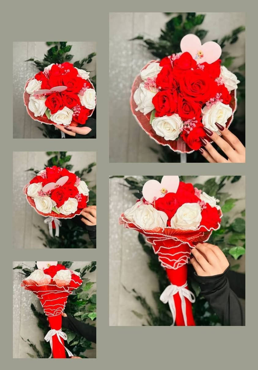 ️🌹 بوكي ورد عيد الحب… لما الورد يحچي عنك 🌹❤️
مو كل كلام ينكال 🌹💌
وبوكي الورد هذا يحچي حب صافـي من أول نظرة 😍✨
#سعرخاص
واتساب.  ***********
