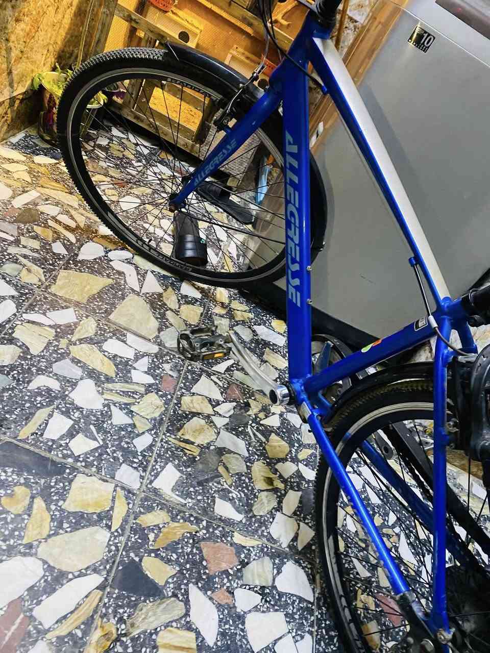 دراجة وضع حاوية كاملة من اي نقصة معدن ألمنيوم فريم مضلع حجم الإطار  700x28 كير بريكات كل شغال سستم شيمانو  السعر ١٠٠ مكاني بغداد مدينة الصدر 
اتصال 📞 (***********) 
متواجد وتساب
