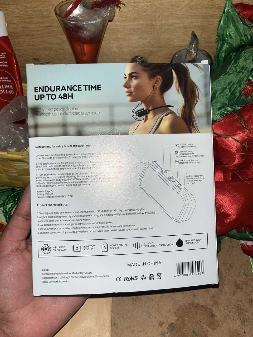 سماعة Neckband رياضية، بطارية كبيرة تدوم حتى 48 ساعة السعة تقريبًا 500mAh مقاومة للعرق وضع الاستعداد يصل إلى 380 يوم لوك نضيف ١٠٠٪؜ العنوان ديوانية حيً رمضان


**إذا كنت صاحب هذا الإعلان وتريد حذفه لأي سبب، رجاءا أرسل رسالة إلى الدعم الفني**