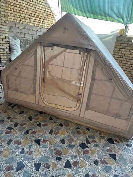 خيمه 14 كيلو نفخ 300 *200*210 بعدها بلكارتون الشراي عل خاص او عل رقم ***********

