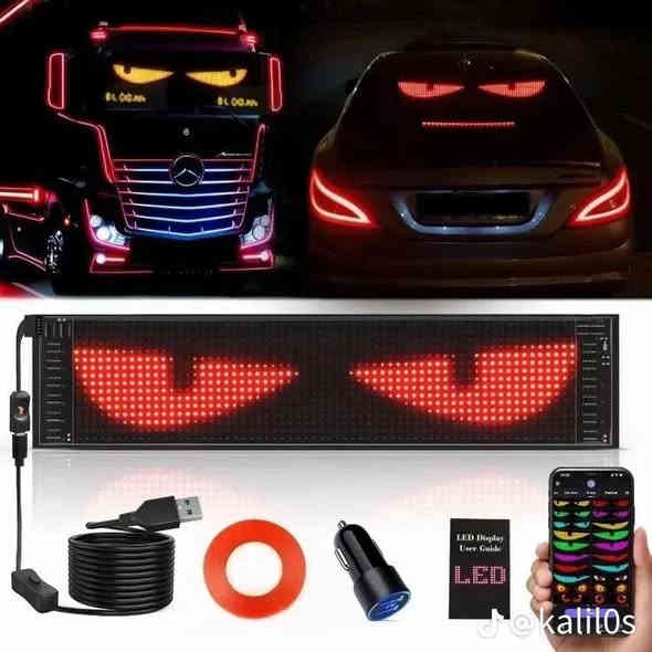 #بلاشش عيون قياس القطعه 38 سم والقطعتين  76 سم سعر القطعه 30 الف سعر القطعتين 55 القطعه تشتغل عادي وكلشي تكدر تشغل عيون كتابات اميلات اي شي ابالك ترهم للدراجات والسيارات الاستفسار اكثر راسلني واتس ***********
