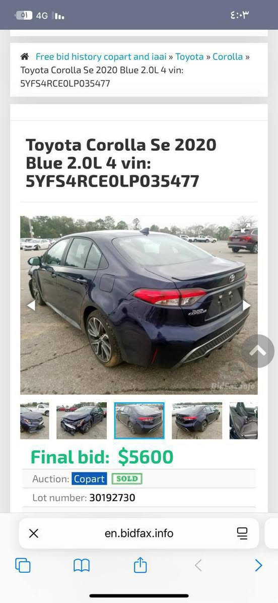 سلام عليكم
تيوته كورلا 
موديل 2020
حادثه مرفق بل منشور 
سياره جديده بمعنى الكلمة 
ماشيه 69
سونار مرفق بل منشور 
سعر 135 وبيه مجال 
المكان بغداد العامرية 
***********
