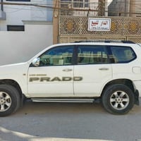 تويوتا برادو موديل 2008 رقم بغداد اللون ابيض السيارة جاهزة تبريد تخم ت...
