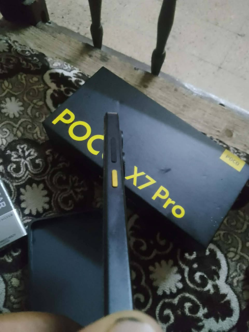 السلام عليكم . وحش الالعاب بوكو X7 pro  للبيع او مراوس ب بي سي pc
لون اصفر واسود مستخدم شهرين ما مفتوح ابد ما بيه اي جلخ اخو الجديد شرط افحص واخذ 
ذاكره 256
رام 12 
معالج Dimensity 8400_Ultra
بطاريه 98
شاحنه 90 واط شحن سريع
سعر الجديد مالته 470 الى 450 الف 
.ملاحضه سعر خاص


**إذا كنت صاحب هذا الإعلان وتريد حذفه لأي سبب، رجاءا أرسل رسالة إلى الدعم الفني**