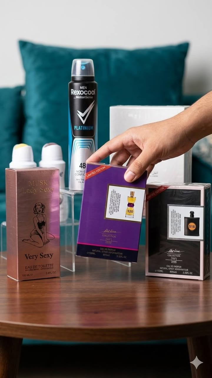 اختاري عطركِ الذي يشبهكِ…
ودعي رائحتكِ تتحدث عنكِ قبل كلماتكِ.

إذا كنت تبحث عن عطر يعبّر عن شخصيتك ويترك أثراً لا يُنسى…

فنحن نوفر لكِ أجمل وأفخم العطور الأصلية.

🌸 عطور نسائية ناعمة وجذابة

🖤 عطور رجالية فخمة وثابتة

✨ روائح تدوم طويلاً وبأسعار مميزة


**إذا كنت صاحب هذا الإعلان وتريد حذفه لأي سبب، رجاءا أرسل رسالة إلى الدعم الفني**